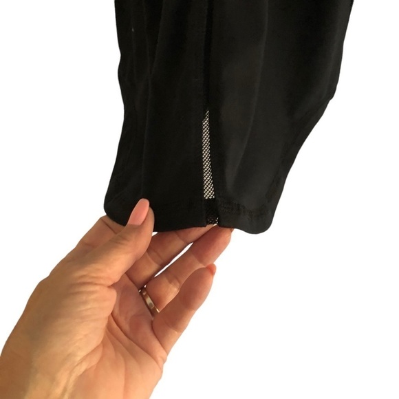 Zyia Effortless Racerback Tank Mesh Details Black Size Medium - Picture 8 of 11